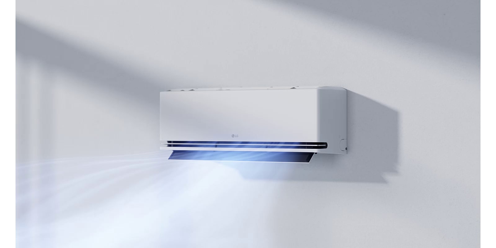 Donji krilce za izlaz zraka se zatvara, a blagi zrak izlazi samo iz prednjeg krilca za izlaz zraka. Hladan zrak nalazi se ispod prostorije i cirkulira kroz nju.