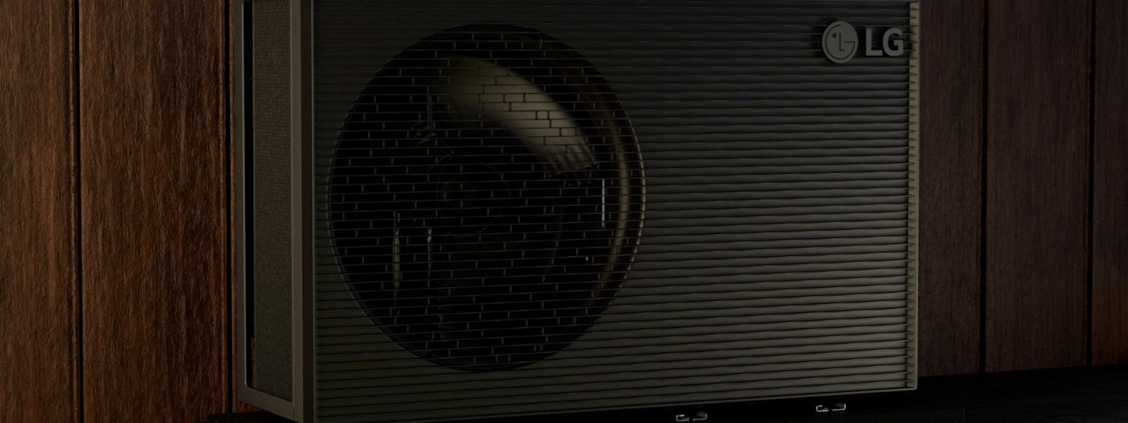 Na zaslonu je prikazana unutarnja struktura vanjske jedinice R290. Detaljno je prikazan rad kompresora, koji upućuje na tihi rad.