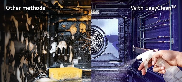 Videozapis unutrašnjosti proizvoda koja se lako čisti pomoću funkcije EasyClean.