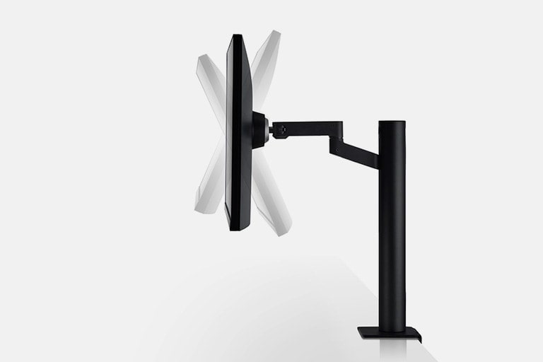 Simulacija raspona nagiba od +25˚, –25˚