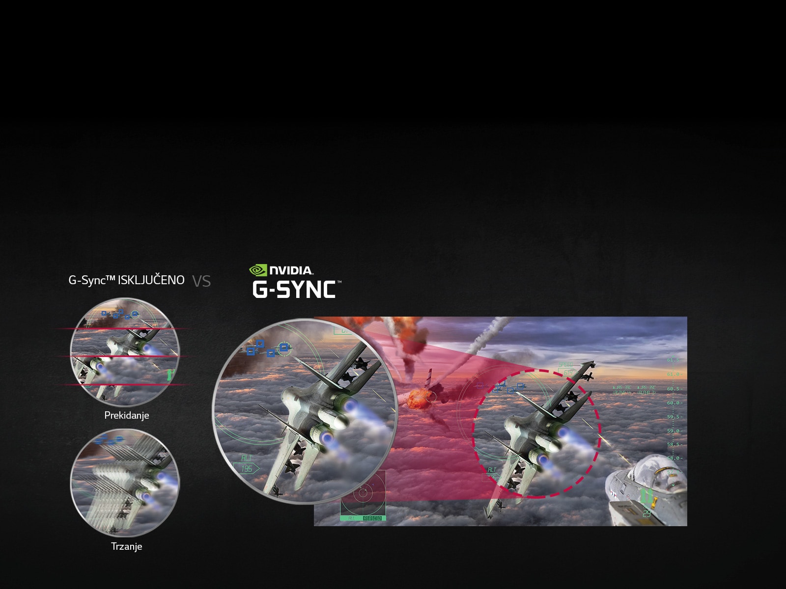 Tečni prikaz pokreta s tehnologijom G-Sync™<br>3