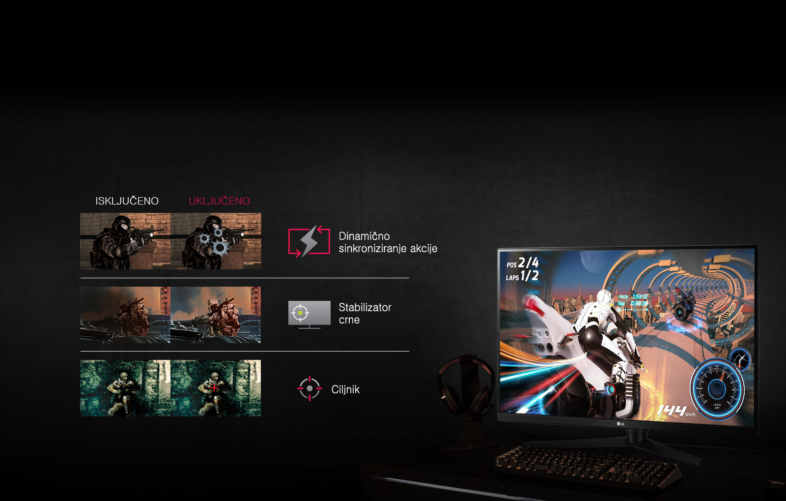 Dobitne značajke za igranje<br>1