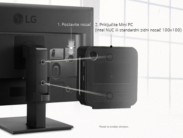 Dostupan Mini PC priključak<br>2