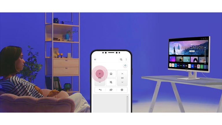 Uz aplikaciju ThinQ možete koristiti glavne značajke daljinskog upravljača.