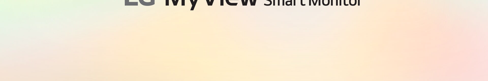 LG MyView Smart Monitor - U svom prostoru, sa svojim zaslonom.