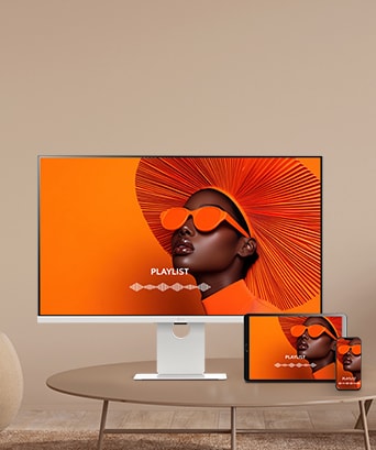 Fotografija prikazuje značajku zrcaljenja pametnog monitora.