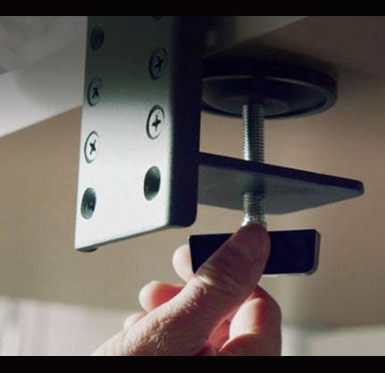 Upotreba kopče C-clamp.