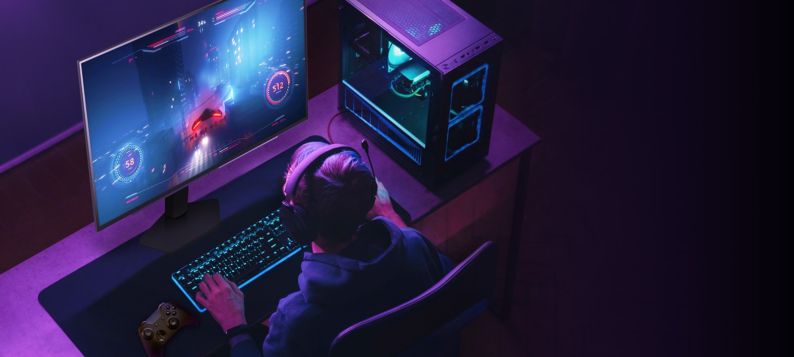 QHD OLED@240Hz iz HDMI 2.1.