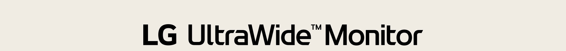 Logotip LG UltraWide Monitor.
