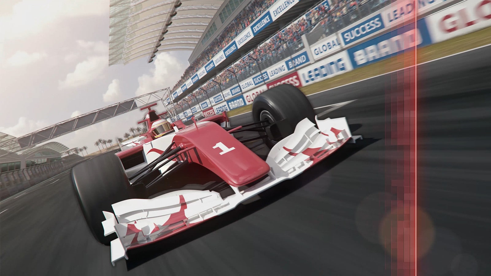 Usporedni videozapis prije i nakon primjene značajke Dynamic Tone Mapping.