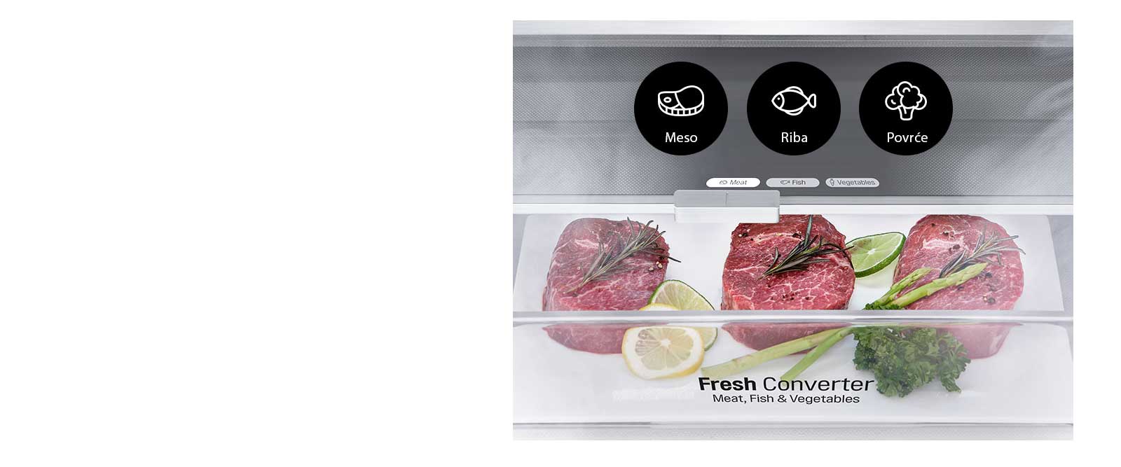 Odaberite optimalnu temperaturu prema vrsti hrane