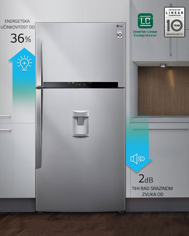 LG inverterski kompresor štedi energiju<br>2