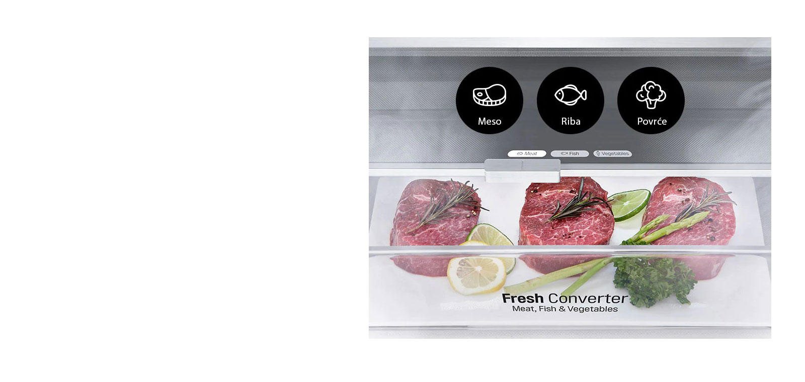 Odaberite optimalnu temperaturu prema vrsti hrane