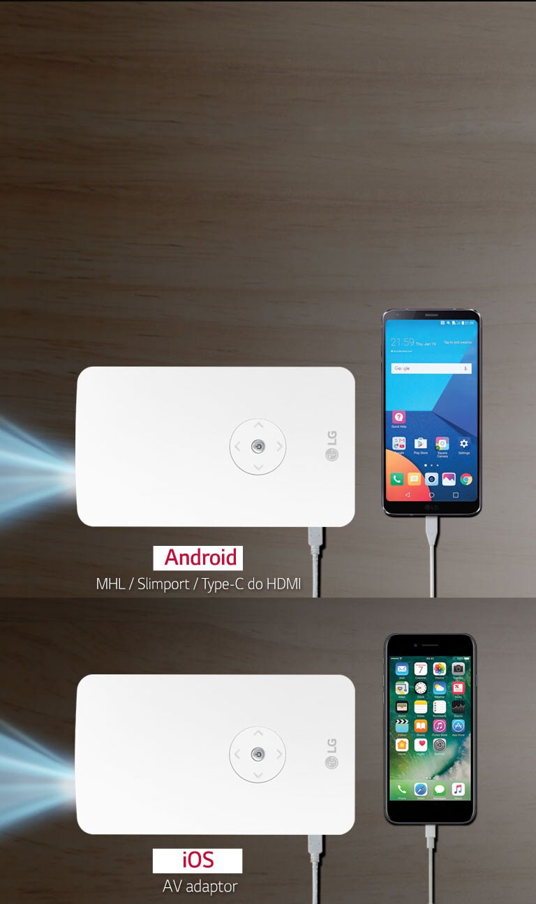 Zrcaljenje mobitela preko kabela<br>2