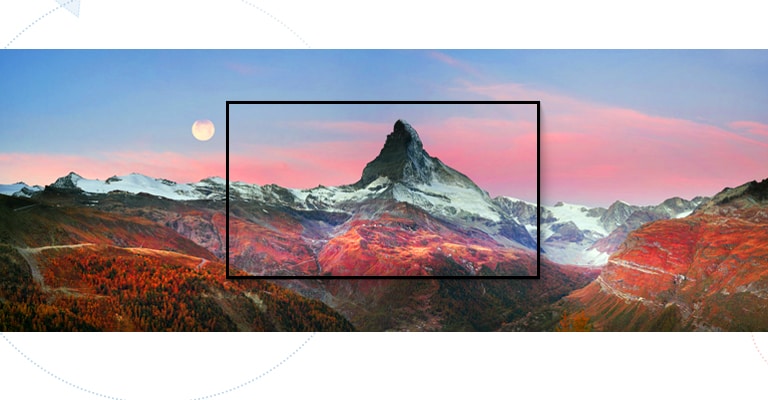 Okvir u kojem se nalazi krajolik veličanstvene planine (reproduciraj videozapis)