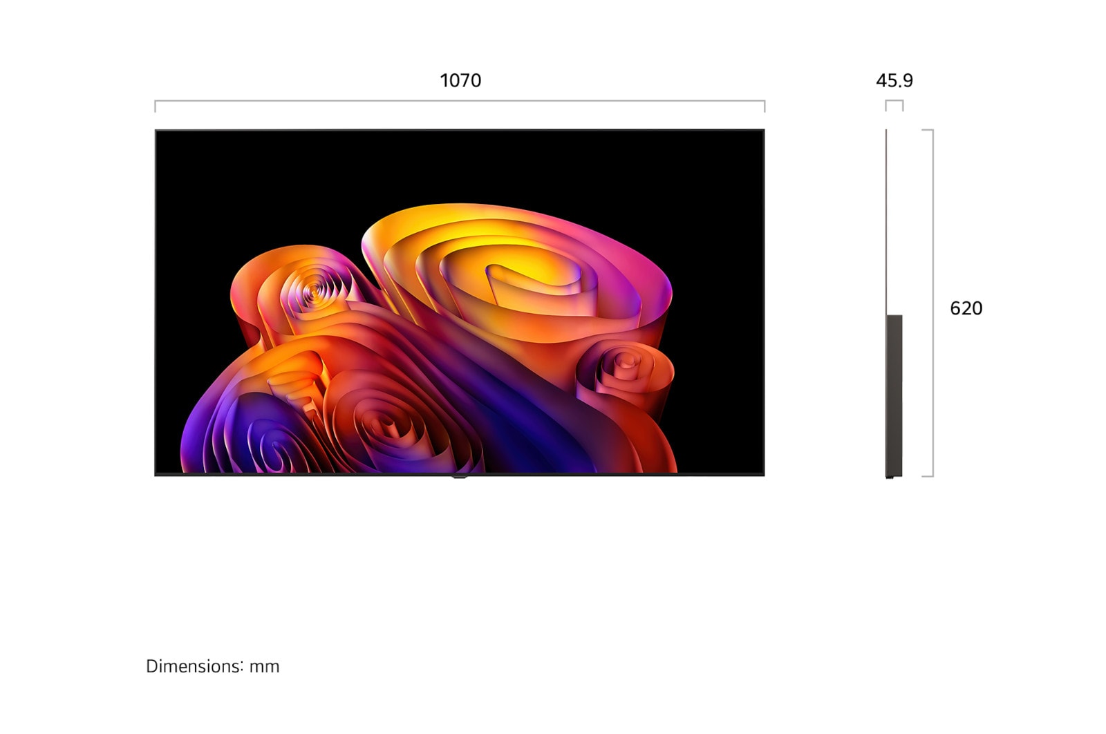 LG 48 inča LG OLED AI B6E 4K Smart TV 2026, Pametni televizor LG OLED AI B6 4K Smart TV 2026 od 48 inča, OLED48B6ELC, thumbnail 2