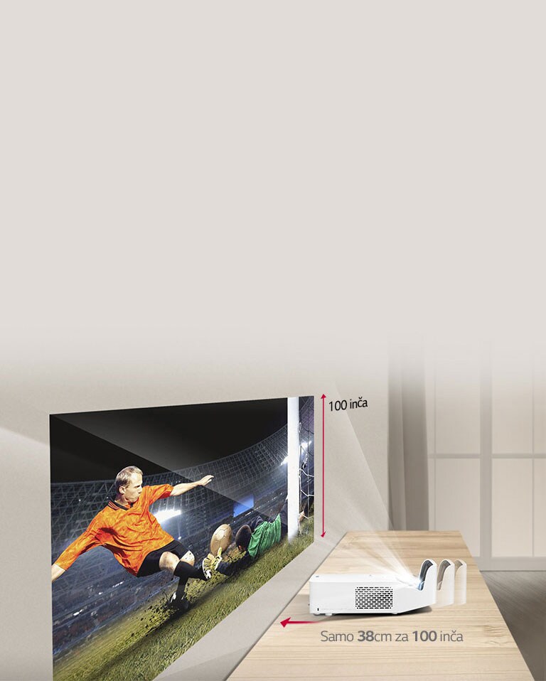 Potrebna su samo 38 cm za sliku veličine 100 inča2