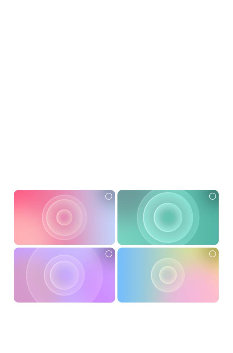 Ekran korisnika koji prolazi kroz proces personalizacije opcije AI Sound Wizard. Bira se niz ikona zvučnih klipova. Prikazani su džez pevač i saksofonista, kao i zvučni talasi koji predstavljaju personalizovani zvuk animiran preko vizuelnih elemenata. 