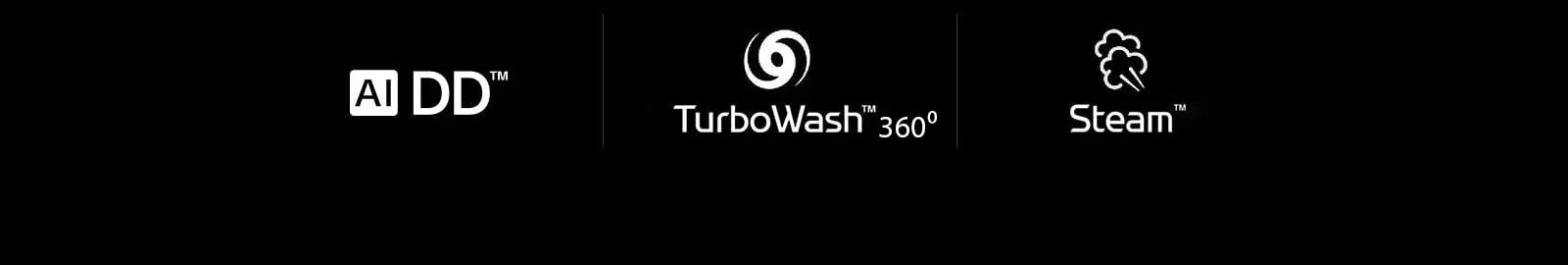 AI DD™   TurboWash™360  Steam™ 