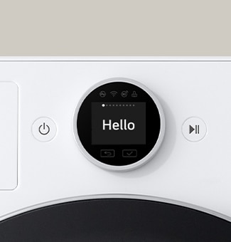 Minimalistički LCD zaslon LG perilice rublja