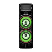 LG XBOOM ON9, prikaz prednje strane sa zelenim osvjetljenjem, ON9, thumbnail 4