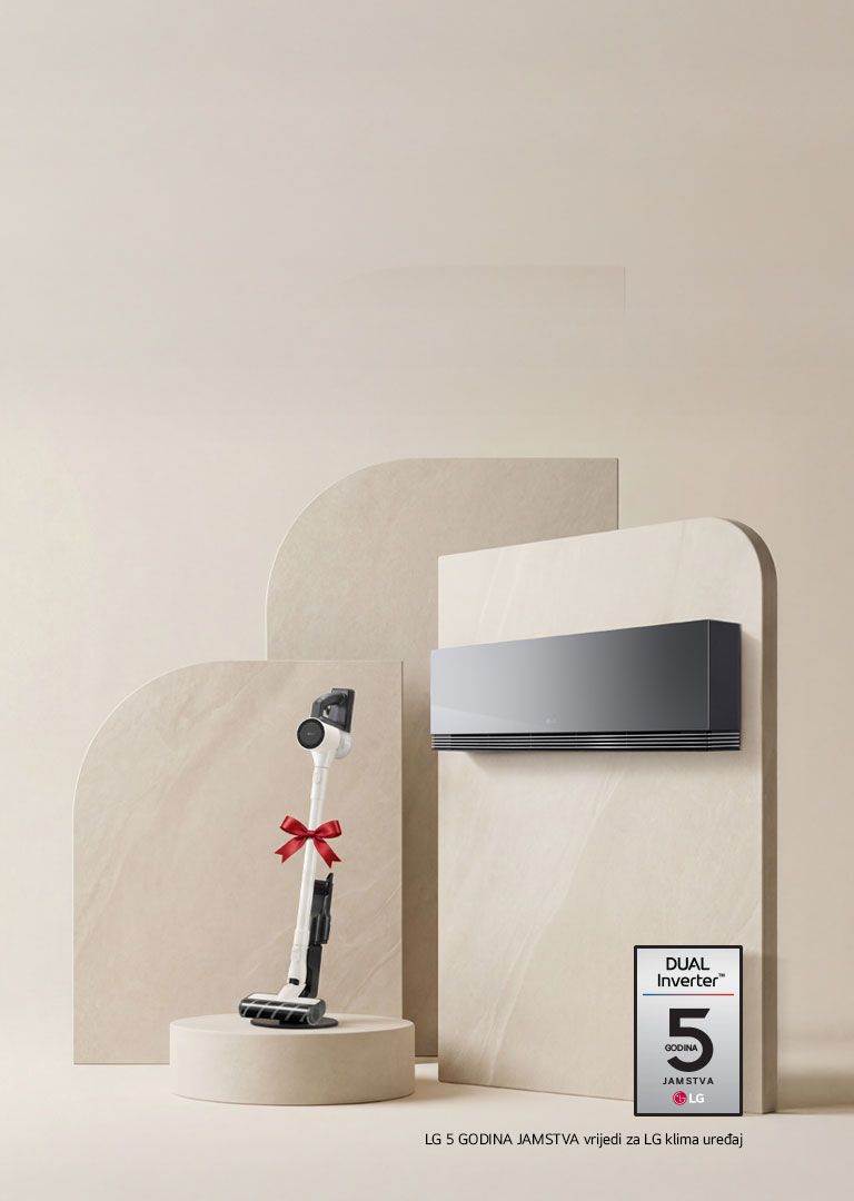 Kupite LG klimu I na poklon dobijte LG štapni usisavač