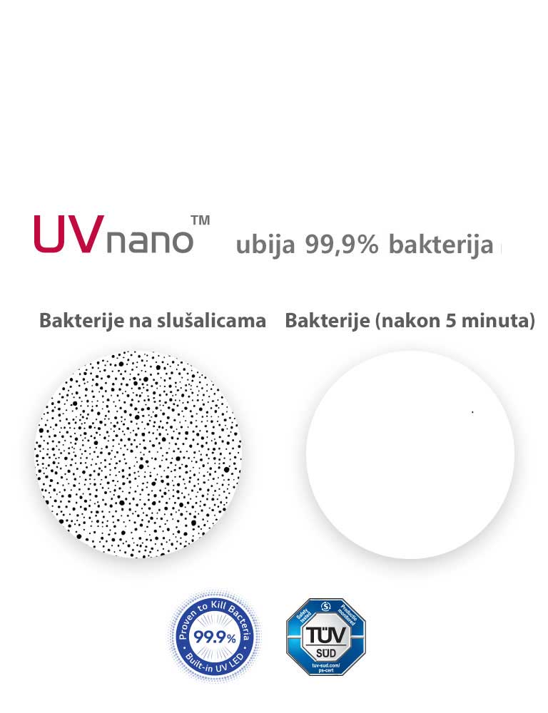 Pouzdane UV slušalice, LG TONE Free