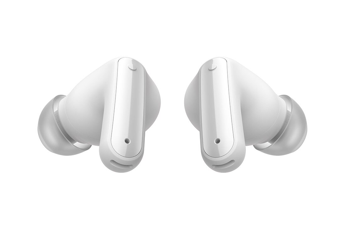 LG TONE Free FP9, Prikaz stražnjeg dijela dvaju vrhova slušalica pod niskim kutom od 45 stupnjeva., TONE-FP9W, thumbnail 8