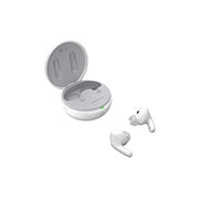 LG TONE Free FP9, Kutijica je otvorena pod kutom od 15 stupnjeva, a ispred nje nalaze se obje strane slušalica., TONE-FP9W, thumbnail 12