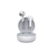 LG TONE Free FP3W, Prikaz prednje strane otvorene kutijice, a slušalice lebde., TONE-FP3W, thumbnail 1