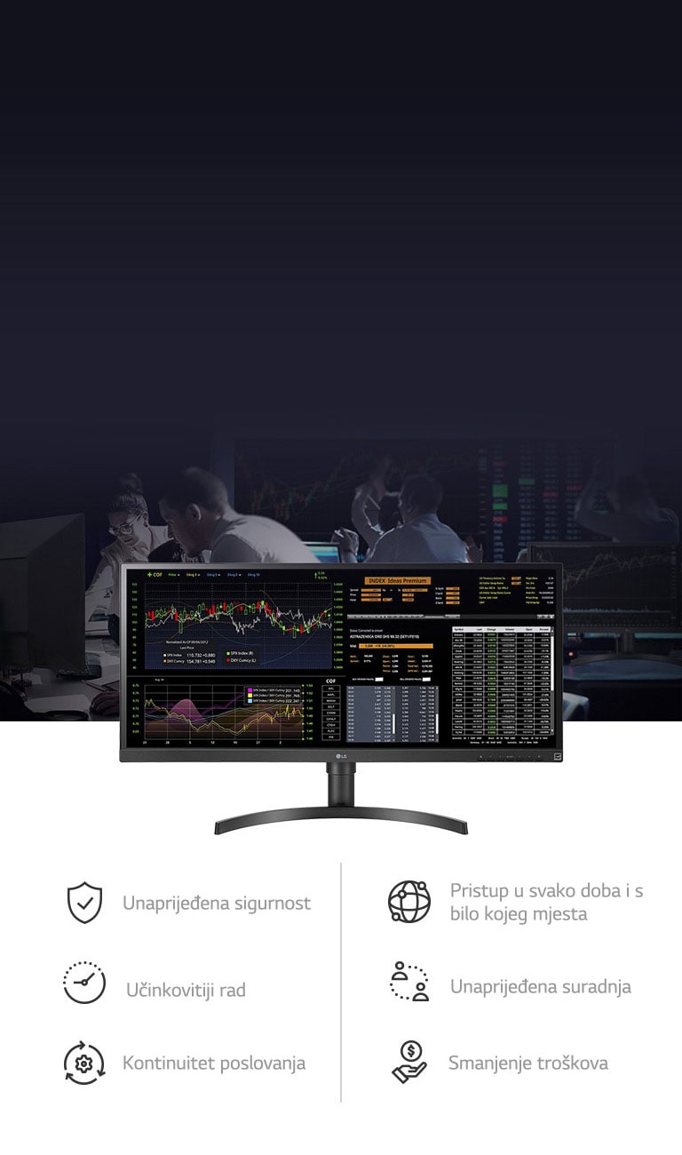 Uz računalne radnje u oblaku možete očekivati povećanu sigurnost, pristup bilo kada, bilo gdje, učinkovitije radove, poboljšanu suradnju, poslovni kontinuitet i smanjenje troškova.