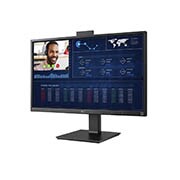 LG 27'' All-in-One Thin Client IPS zaslon, prikaz bočne strane iz kuta od +15 stupnjeva, 27CN650N-6A, thumbnail 4