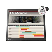 LG 17” SXGA monitor s dodirnim zaslonom, Prikaz prednje strane, 17BR30T-B, thumbnail 1