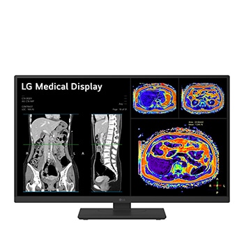 LG 27” 16:9 omjer slike 8MP IPS medicinski monitor, prikaz prednje strane donjeg položaja, 27HS713C-B, thumbnail 4