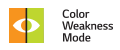 Color weakness mode