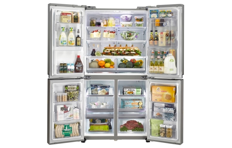 LG TOTAL NO FROST hladnjak s 4 vrata i zamrzivačem u donjem dijelu te&nbsp;, GMJ916NSHV, thumbnail 5