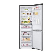 LG Hladnjak sa zamrzivačem u donjem dijelu, DoorCooling⁺™ i ThinQ™ tehnologija, kapacitet 341L, GBB71PZDFN, thumbnail 2