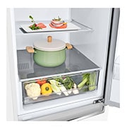 LG Hladnjak sa zamrzivačem u donjem dijelu, DoorCooling⁺™ tehnologija, kapacitet 341L, GBP31SWLZN, thumbnail 3