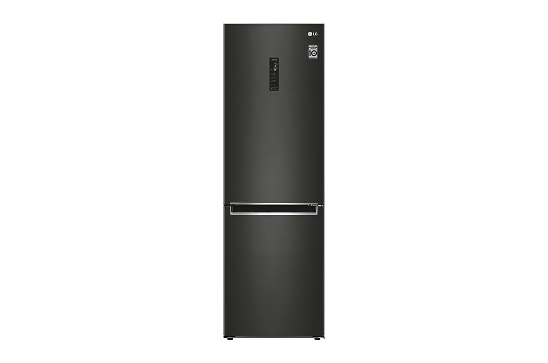 LG Hladnjak sa zamrzivačem u donjem dijelu, DoorCooling⁺™ i ThinQ™ tehnologija, kapacitet 341L, GBB61BLHMN, GBB61BLHMN