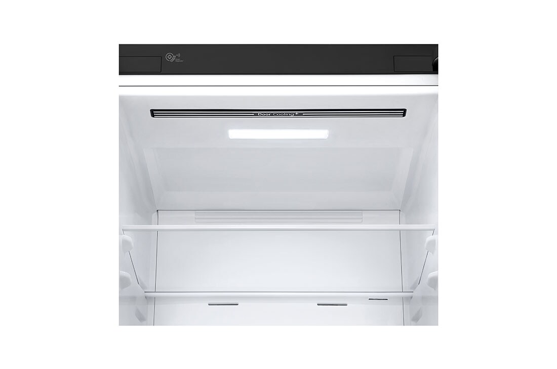 LG Hladnjak sa zamrzivačem u donjem dijelu, DoorCooling⁺™ i ThinQ™ tehnologija, kapacitet 341L, GBB61BLHMN, GBB61BLHMN, thumbnail 4