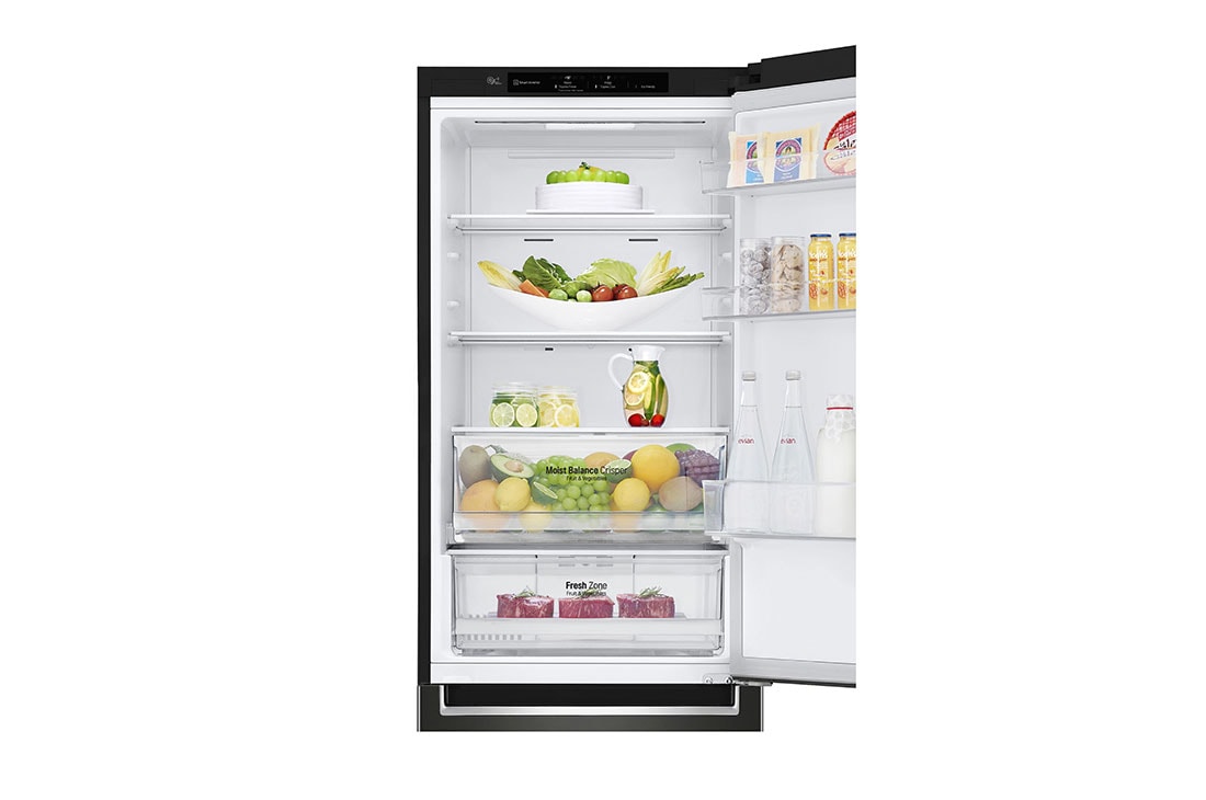 LG Hladnjak sa zamrzivačem u donjem dijelu, DoorCooling⁺™ tehnologija, kapacitet 341L, GBB61BLJMN, GBB61BLJMN, thumbnail 8