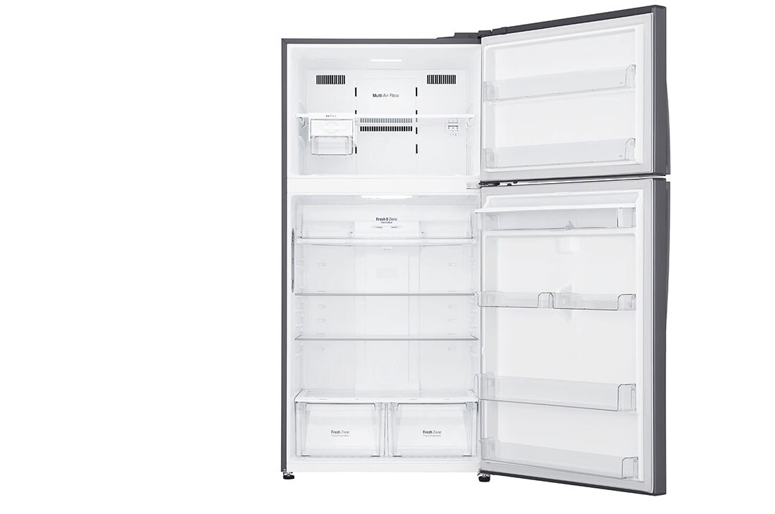 LG Hladnjak sa zamrzivačem u gornjem dijelu, DoorCooling⁺™ i ThinQ™ tehnologija, kapacitet 592L, GTF916PZPYD, thumbnail 3