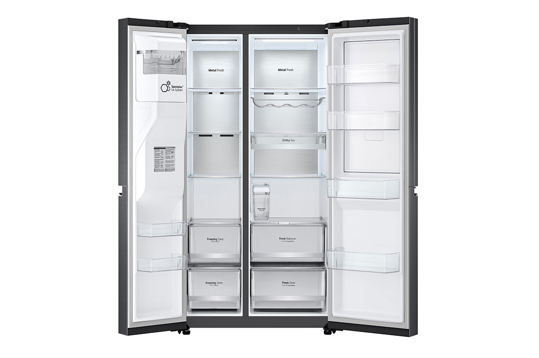 LG Door-in-Door™ Side-by-Side hladnjak, DoorCooling+™ i ThinQ™ tehnologija, kapacitet 635L, NonPlumbing_FrontOpen, GSJV91MCAE, thumbnail 10