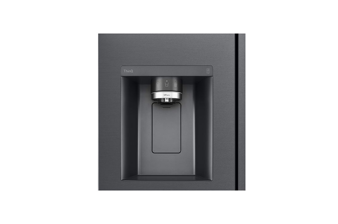 LG Door-in-Door™ Side-by-Side hladnjak, DoorCooling+™ i ThinQ™ tehnologija, kapacitet 635L, NonPlumbing_Dispenser_Front, GSJV91MCAE, thumbnail 4