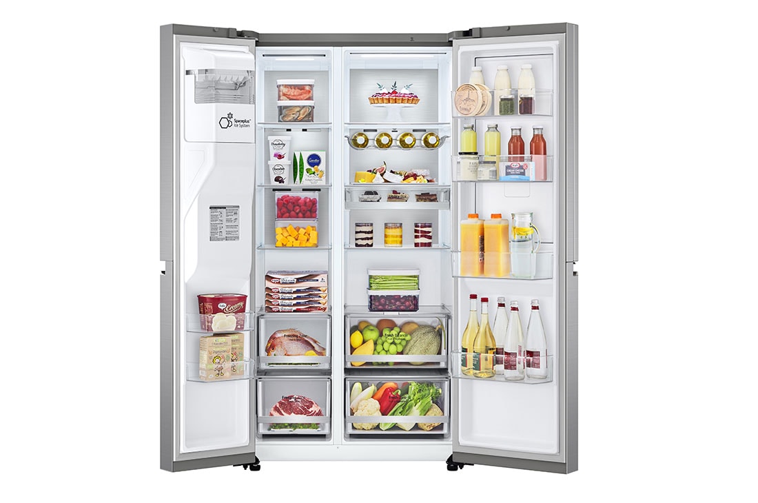 LG Door-in-Door™ Side-by-Side hladnjak, DoorCooling+™ i ThinQ™ tehnologija, kapacitet 635L, GSJV90PZAF, GSJV90PZAF, thumbnail 3