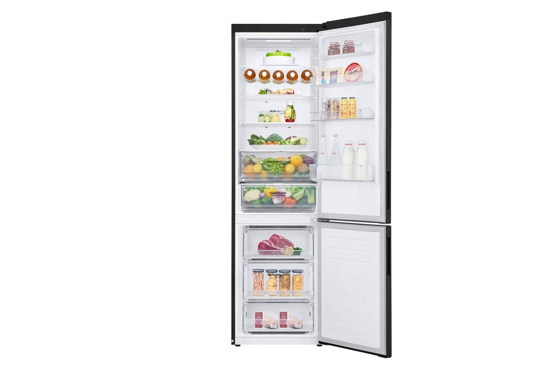 LG Hladnjak sa zamrzivačem u donjem dijelu, DoorCooling<sup>+</sup>™ i ThinQ™ tehnologija, kapacitet 384L, GBB62BLFGC, GBB62BLFGC, thumbnail 2