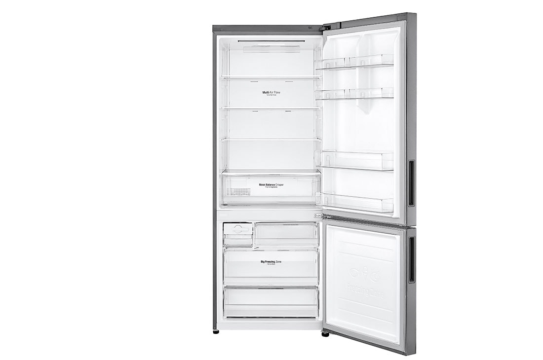 LG Hladnjak sa zamrzivačem u donjem dijelu, DoorCooling<sup>+</sup>™ i ThinQ™ tehnologija, kapacitet 462L, GBB566PZHMN, GBB566PZHMN, thumbnail 3