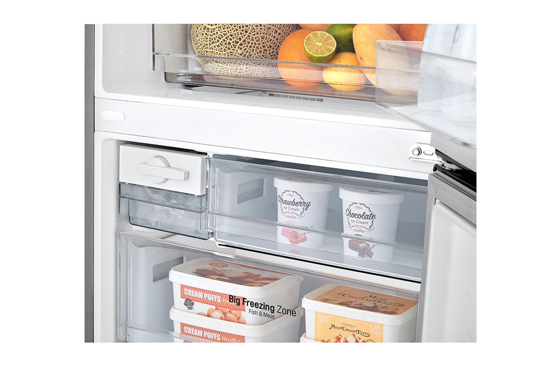 LG Hladnjak sa zamrzivačem u donjem dijelu, DoorCooling<sup>+</sup>™ i ThinQ™ tehnologija, kapacitet 462L, GBB566PZHMN, GBB566PZHMN, thumbnail 5