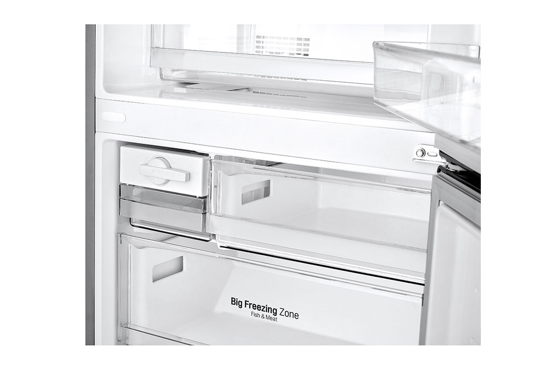 LG Hladnjak sa zamrzivačem u donjem dijelu, DoorCooling<sup>+</sup>™ i ThinQ™ tehnologija, kapacitet 462L, GBB566PZHMN, GBB566PZHMN, thumbnail 6