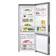 LG Hladnjak sa zamrzivačem u donjem dijelu, DoorCooling<sup>+</sup>™ i ThinQ™ tehnologija, kapacitet 462L, GBB566PZHMN, GBB566PZHMN, thumbnail 2